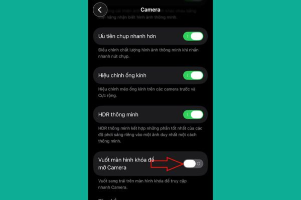 Bước 2: Vô hiệu hóa lối tắt màn hình khóa