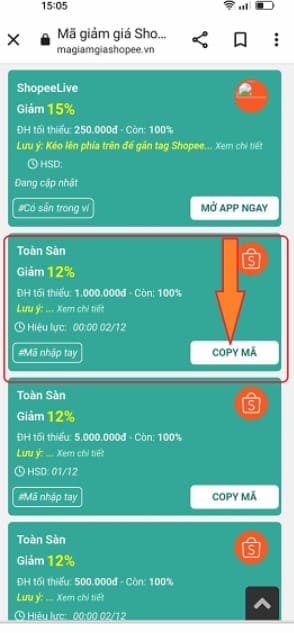 Có nên lưu mã giảm giá Shopee trước không? 10 Có nên lưu mã giảm giá Shopee trước không? 9
