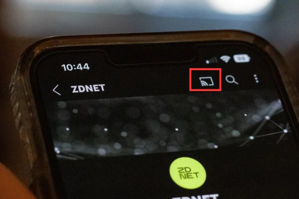 Cách chiếu màn hình iPhone lên TV Samsung siêu đơn giản 14 Nhấn vào biểu tượng AirPlay
