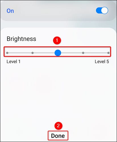 Cách chỉnh độ sáng đèn flash trên iPhone và Android 17 Điều chỉnh độ sáng