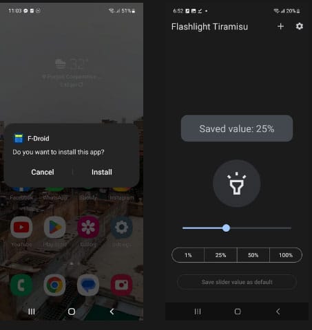 Cách chỉnh độ sáng đèn flash trên iPhone và Android 18 Sử dụng Flashlight Tiramisu
