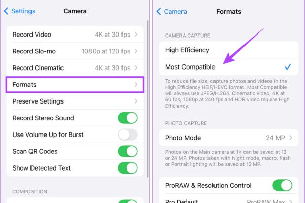 Cách chuyển ảnh HEIC sang JPG trên iPhone không cần dùng app 8 Hướng dẫn cách chuyển ảnh HEIC sang JPG trên iPhone