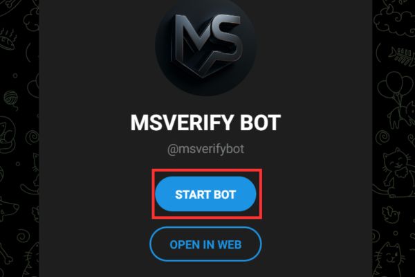 Cách dùng bot tự động verify để đăng ký ChatGPT K12, Spotify Student,... 12 Nhấn vào nút "START BOT"