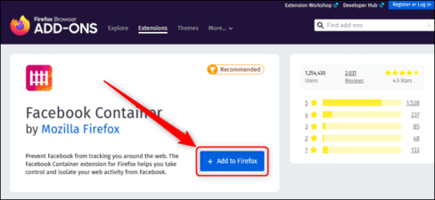 Cách dùng Facebook Container để ngăn Facebook theo dõi bạn 9 cài đặt Facebook Container