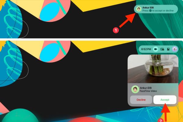 Cách nhận cuộc gọi FaceTime trên Apple TV