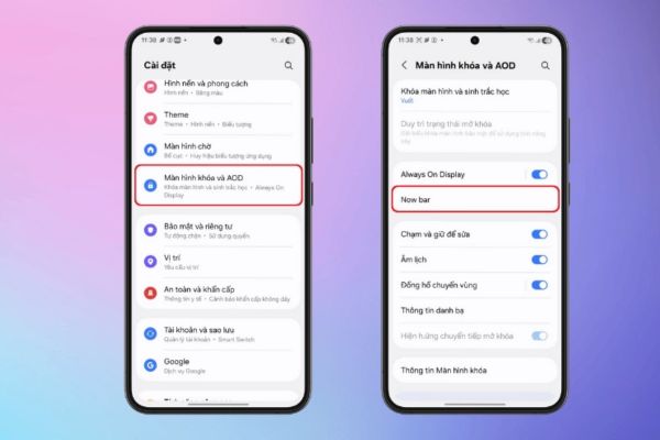 Cách dùng Now Bar hiệu quả trên Samsung: Từ màn hình khóa đến AOD 11 Cách dùng Now Bar hiệu quả trên Samsung