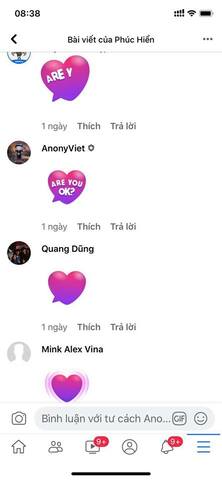 Cách hiển thị biểu tượng "Thương thương" - "Care" mới của Facebook và Messenger 12 làm trái tim đập màu tím facebook