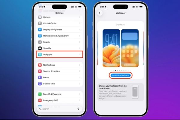 Cách đổi hình nền iPhone sang màu trơn, không cần tải ảnh 11 Cách đổi hình nền iPhone sang màu trơn