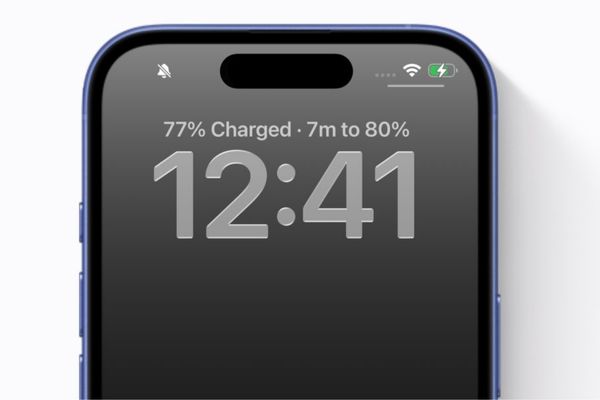 Hiển thị thời gian sạc còn lại trên iPhone