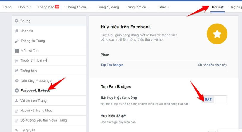 Cách kích hoạt huy hiệu Fan Cứng trên Facebook không cần điều kiện 13 Cách kích hoạt huy hiệu Fan Cứng trên Facebook không cần điều kiện 3