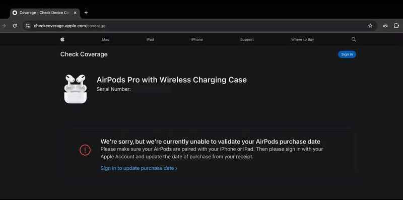 Cách kiểm tra bạn đang dùng model AirPods nào 20 Sử dụng số model và số sê-ri của hộp sạc AirPods