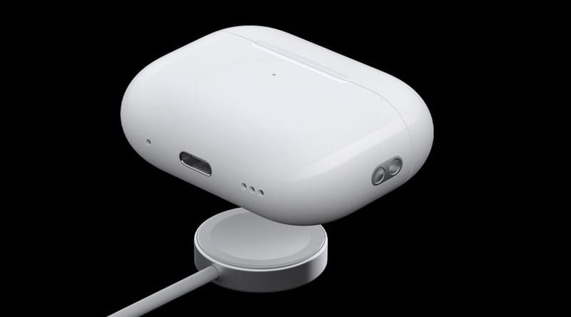 Cách kiểm tra bạn đang dùng model AirPods nào 22 Vỏ sạc MagSafe của AirPods Pro gen 2