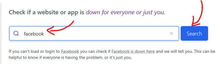Cách kiểm tra Facebook có bị sập hay không bằng downforeveryoneorjustme.com 8 downforeveryoneorjustme.com.
