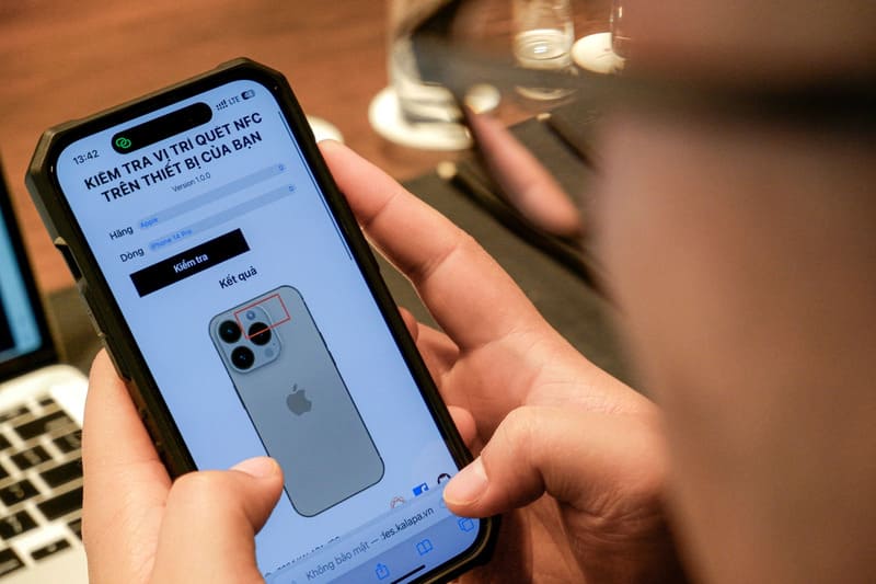 Cách kiểm tra vị trí đầu đọc NFC trên điện thoại 5 Công cụ kiểm tra vị trí đầu đọc NFC