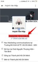 Cách làm tiểu sử màu trên Facebook cá nhân và ký tự màu 8 Kết quả trên Faebook Lite sẽ hiển thị màu cho tiểu sử: