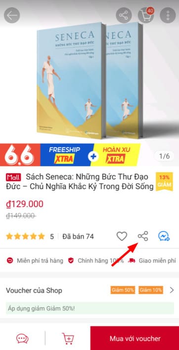 Cách lấy mã giảm giá shopee cho từng sản phẩm