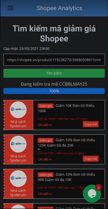 mã giảm giá shopee có thể dùng