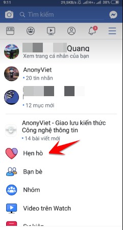 Cách mở tính năng Hẹn hò Facebook (Secret Crush) 13 Cách mở tính năng Hẹn hò Facebook (Secret Crush) 3