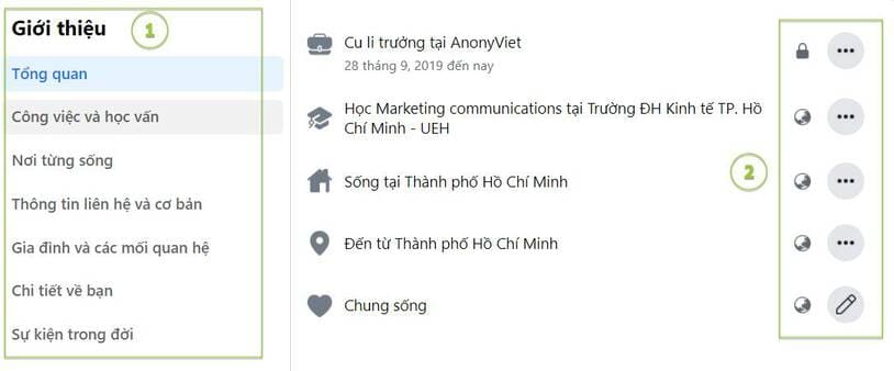 Cách ẩn thông tin cá nhân Facebook của bạn đối với người khác 17 Cách ẩn thông tin cá nhân Facebook của bạn đối với người khác 9