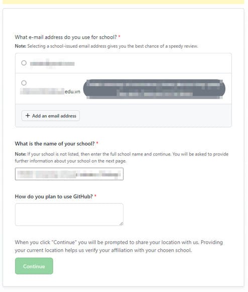 Cách đăng ký Github Education 2023 miễn phí 14 Cách đăng ký Github Education 2023 miễn phí 9