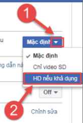 Cách đăng Video HD lên Facebook mà không bị giảm chất lượng 20 Cách đăng Video HD lên Facebook mà không bị giảm chất lượng 16