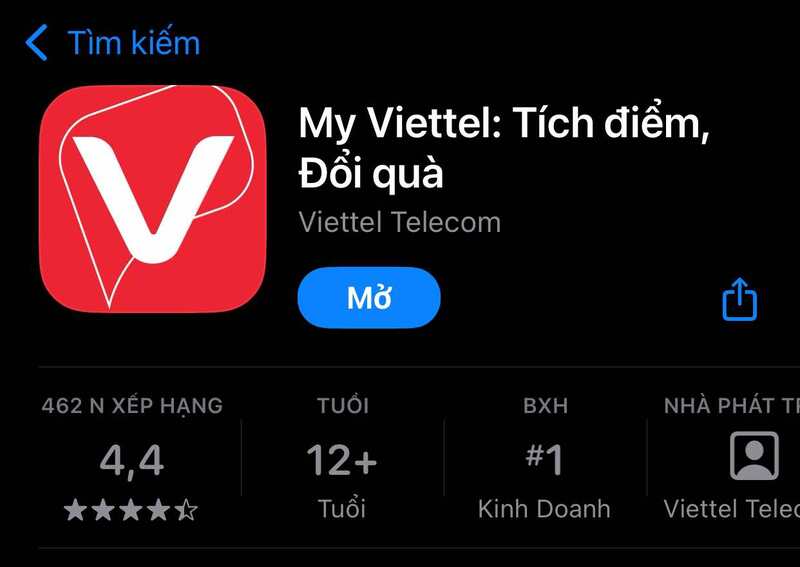 Cách nhận 10.000 điểm Viettel++ dịp Triển lãm Quốc phòng Quốc tế 2024 14 Cài đặt ứng dụng My Viettel