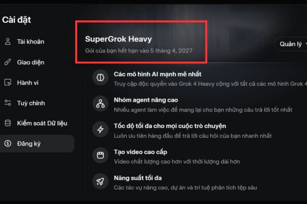Cách nâng cấp SuperGrok Heavy miễn phí