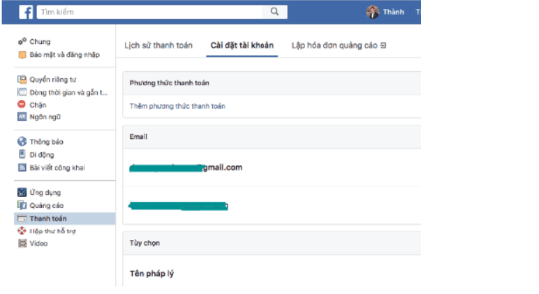 Facebook ads lên camp