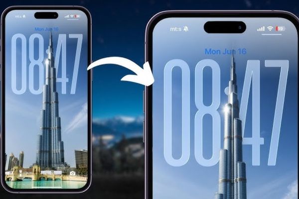 Cách phóng to đồng hồ màn hình khoá iPhone iOS 26 11 Phóng to đồng hồ màn hình khoá iPhone để làm gì?