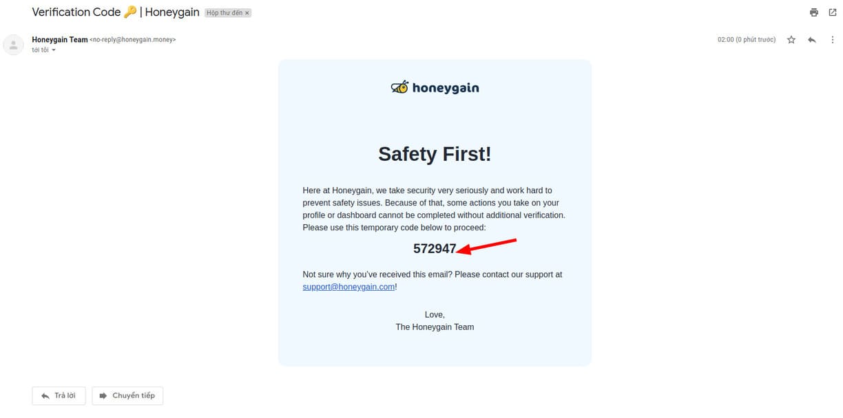 Cách rút tiền trên Honeygain 22 Cách rút tiền trên Honeygain 18