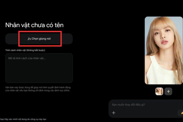Cách tự tạo App Video AI để dùng Omni, Nano Banana không cần API Key 21 Chọn một giọng nói phù hợp