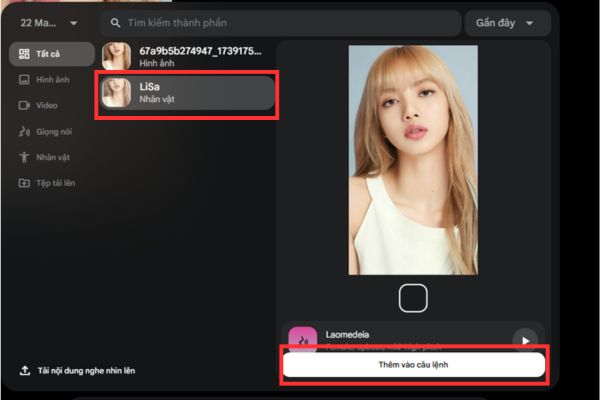 Cách tự tạo App Video AI để dùng Omni, Nano Banana không cần API Key 22 Nhấn Thêm vào câu lệnh