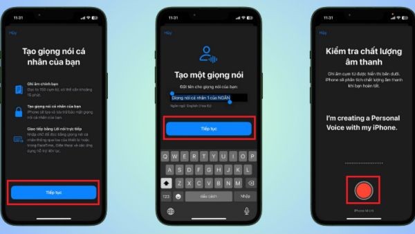 Cách thiết lập giọng nói riêng trên iPhone mà ít người biết 13 Nhấn vào Tạo một giọng nói cá nhân