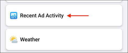 Cách tìm các quảng cáo đã xem gần đây trên Facebook 13