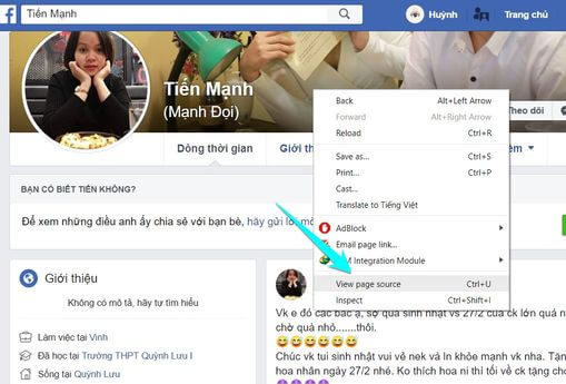Cách tìm kiếm thông tin của ai đó trên Facebook bằng công cụ tìm kiếm 8 Cách tìm kiếm thông tin của ai đó trên Facebook