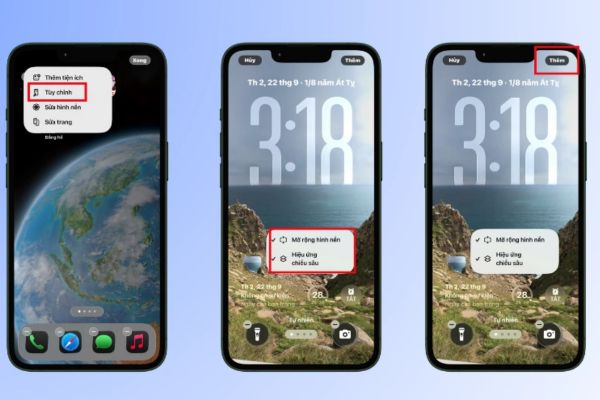 Mách bạn cách tạo hình nền 3D trên iOS 26