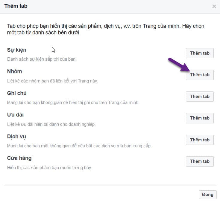 Cách tạo liên kết FANPAGE với GROUP Facebok 16 Cách tạo liên kết FANPAGE với GROUP Facebok 13