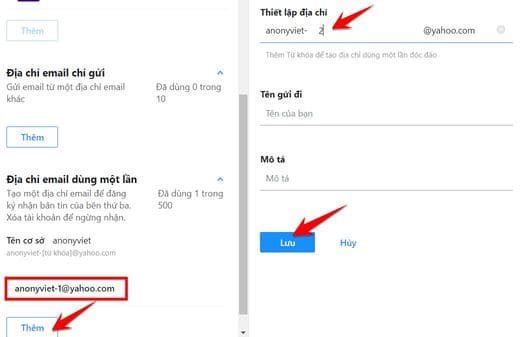 Cách tạo Mail Yahoo ảo để đăng ký Clone Facebook 12 tạo Mail Yahoo ảo bằng địa chỉ Email dùng một lần