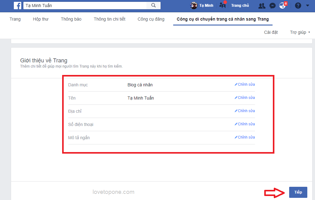 Cách tạo mới Facebook cá nhân thành Fanpage mới nhất 13 Cách tạo mới Facebook cá nhân thành Fanpage mới nhất 8