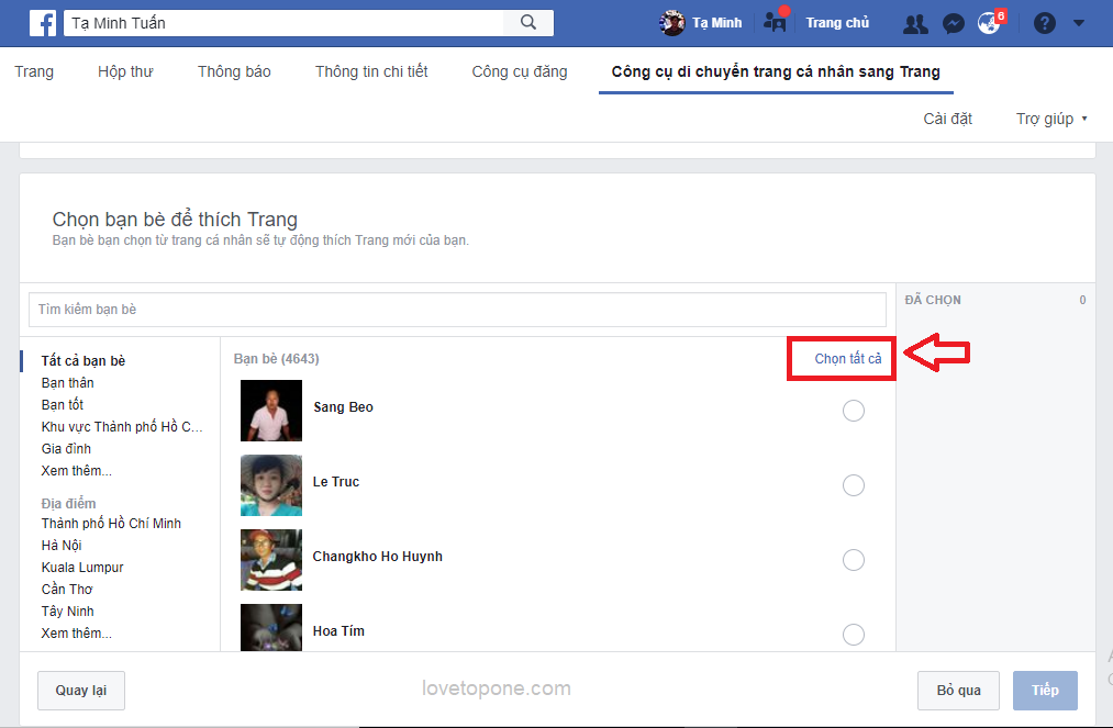 Cách tạo mới Facebook cá nhân thành Fanpage mới nhất 14 Cách tạo mới Facebook cá nhân thành Fanpage mới nhất 9