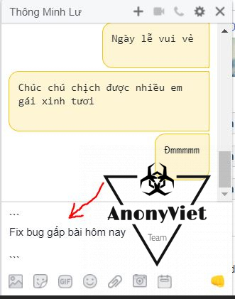 Cách tạo nền vàng khi chat trong Facebook Messenger 5