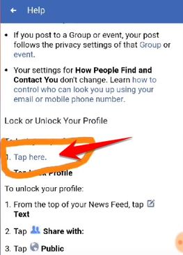 Tap Here