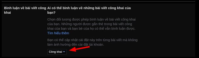 Cách Tắt Bình luận bài viết trên Facebook 22 Cách Tắt Bình luận bài viết trên Facebook 17
