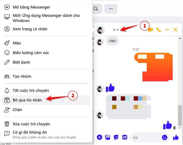 Cách Tắt chế độ "Đã xem" trên Messenger 2021 12 chế Độ bỏ qua tin nhắn