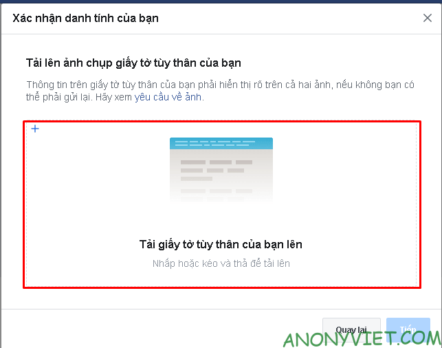 Cách vượt Xác thực 2 yếu tố cho Facebook mới nhất 18 Tải giấy tờ tùy thân lên Facebook