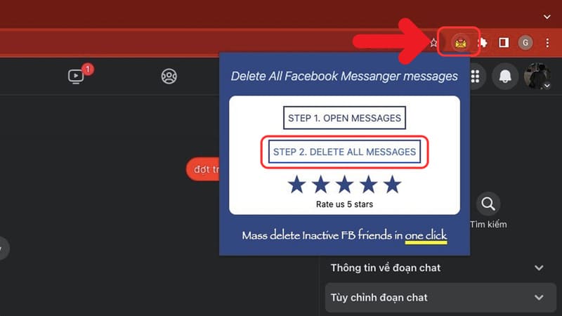 Cách xóa nhiều tin nhắn trên Messenger chỉ trong 1 nốt nhạc 18 Cách xóa nhiều tin nhắn trên Messenger