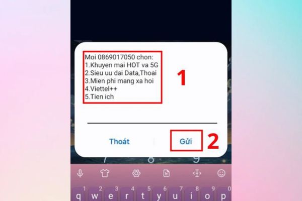 Cách xem gói cước Viettel đang dùng để tránh mất tiền oan 18 Tìm số tương ứng với mục Kiểm tra gói cước