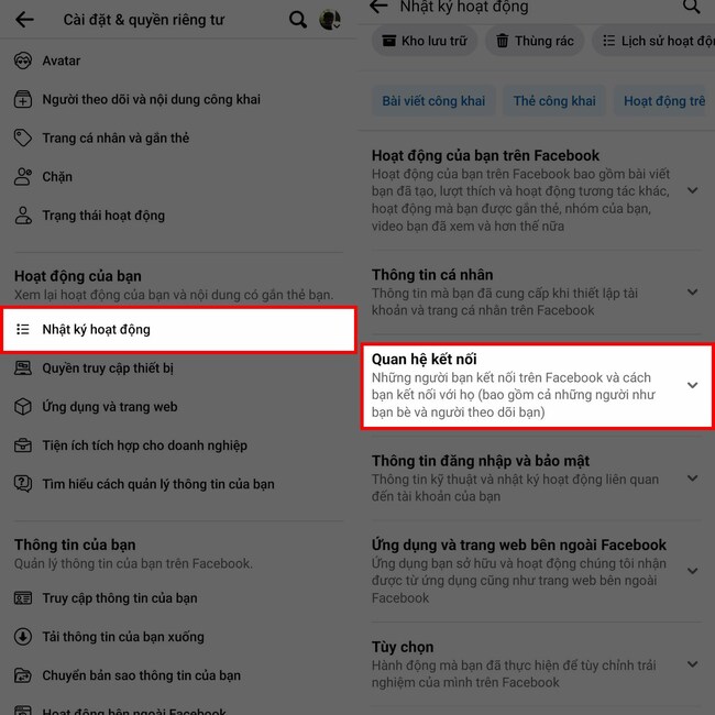 Cách xem ngày kết bạn trên Facebook