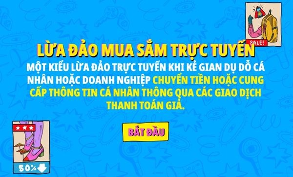 Chơi thử Game nhận diện lừa đảo của Meta - Facebook 15 Lừa đảo mua sắm trực tuyến