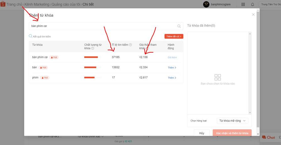Công cụ nghiên cứu từ khóa trên Shopee 8 Công cụ nghiên cứu từ khóa trên Shopee 7